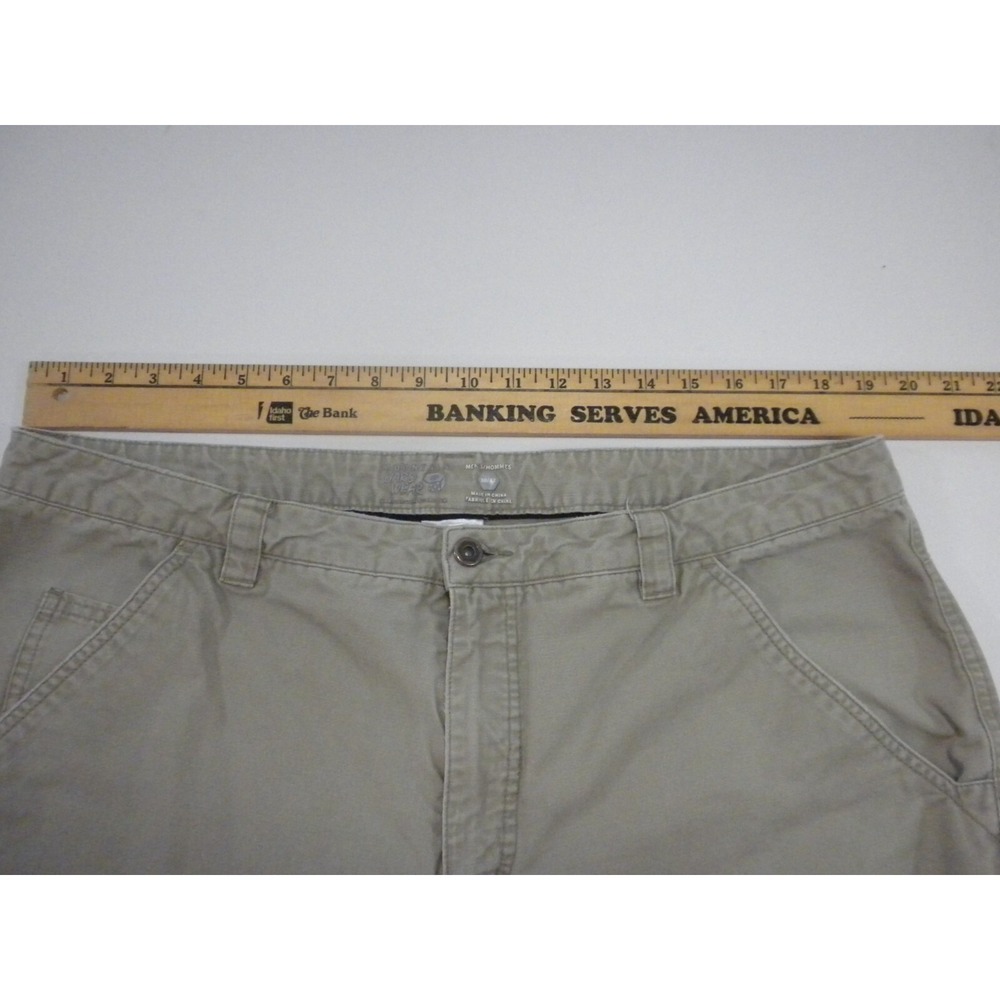 Mountain Hardwear Pants Mens 38x32 Gray Chino Outdoor Trail Hiking Cotton - Picture 10 of 14